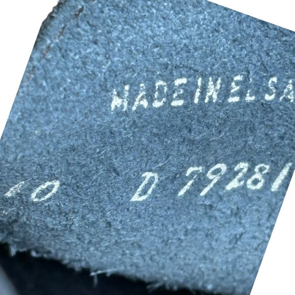 Brooks Brothers Handsewn Navy Leather Striped Strap Driving Loafers - Picture 5 of 10